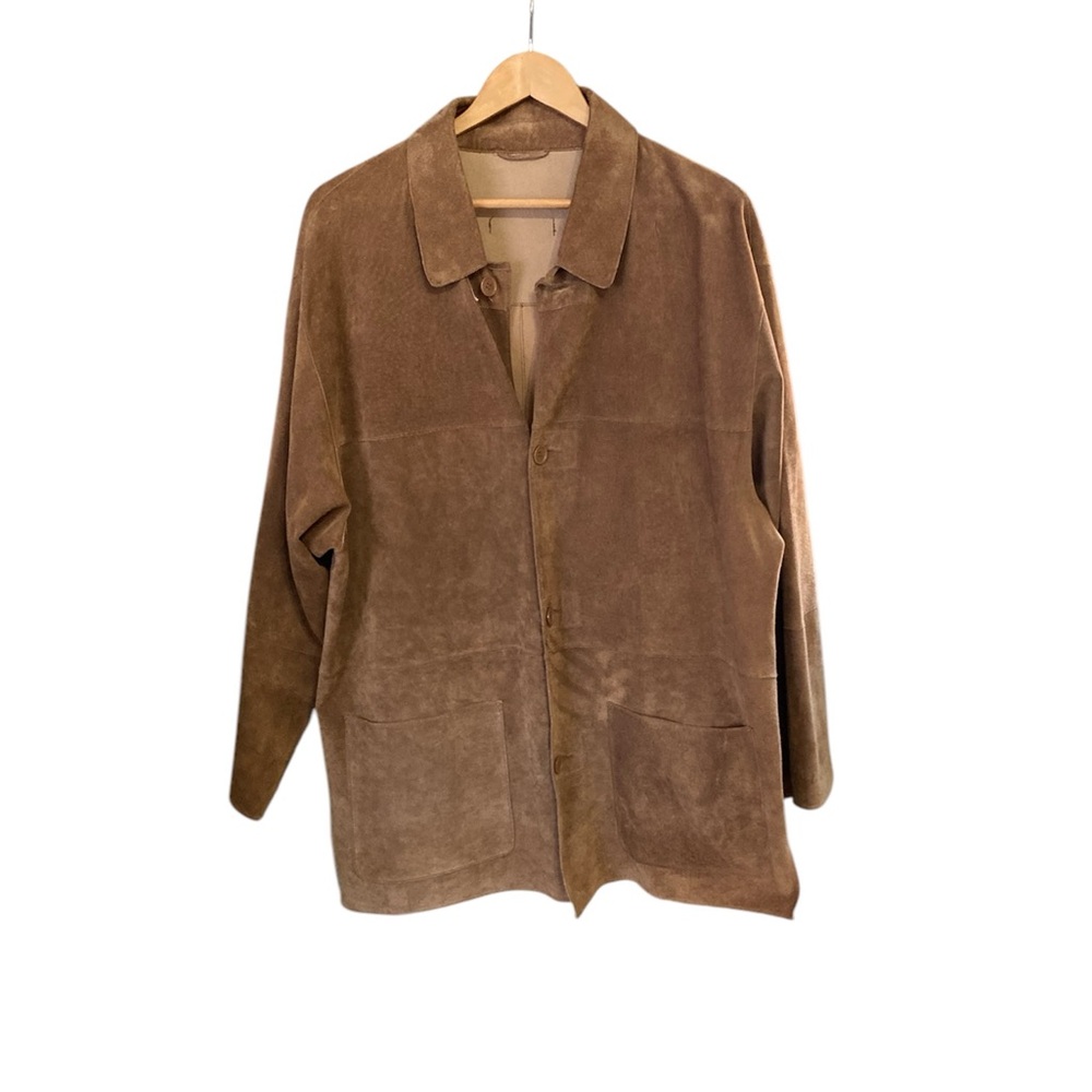 Massimo Brown Suede Jacket - Picture 2 of 9